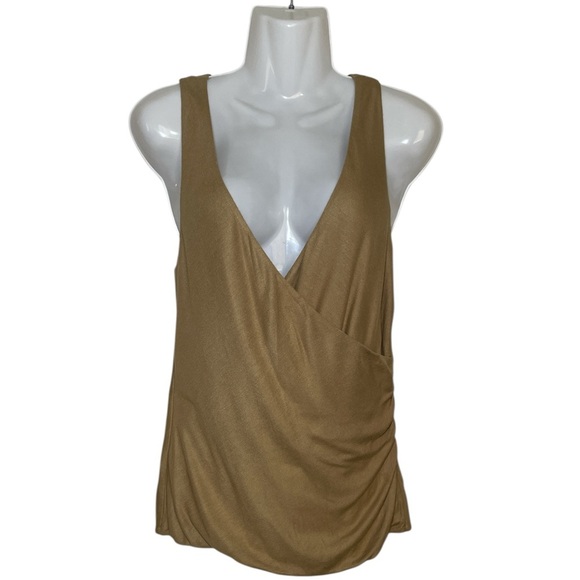 Ralph Lauren Black Label wrap top sz M - Picture 2 of 7